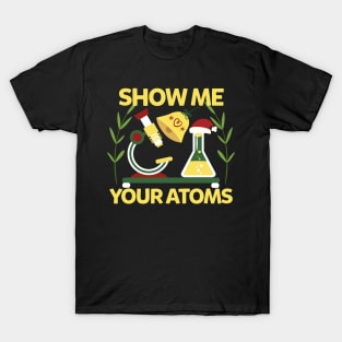 Chemistry Atom Christmas T-Shirt